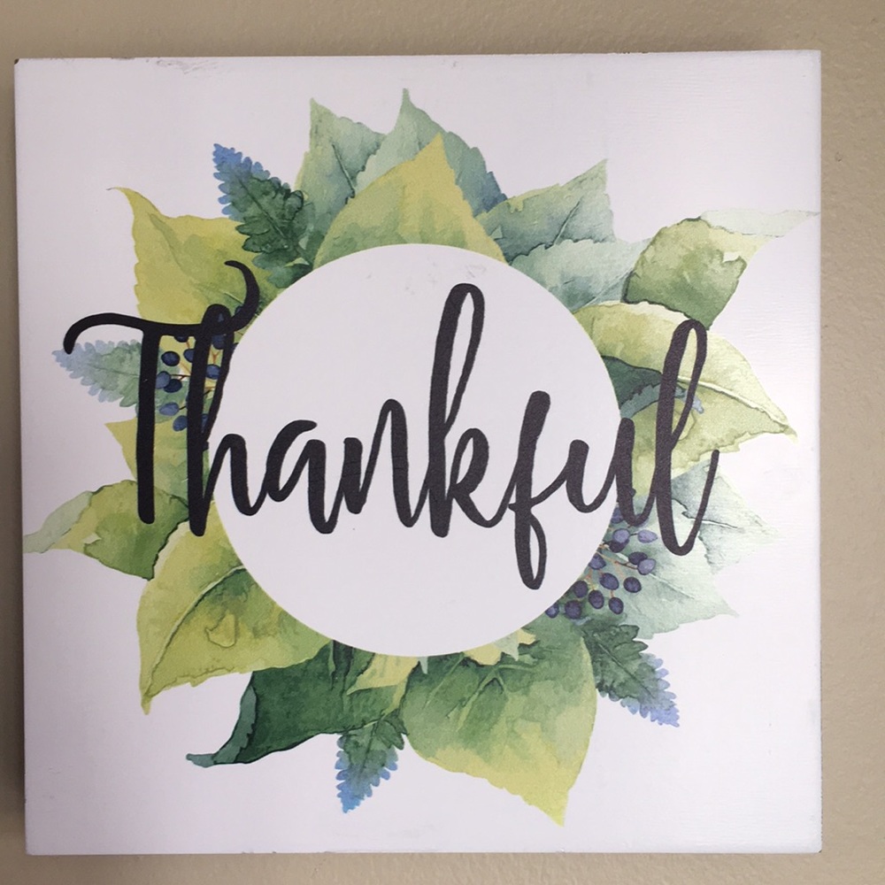 Wall Art Frame “Thankful”